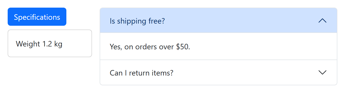 Browser output of Listing 3.30