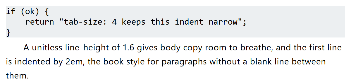 Browser output of Listing 4.35