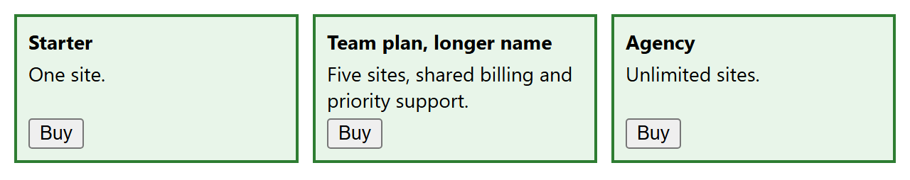 Browser output of Listing 4.56