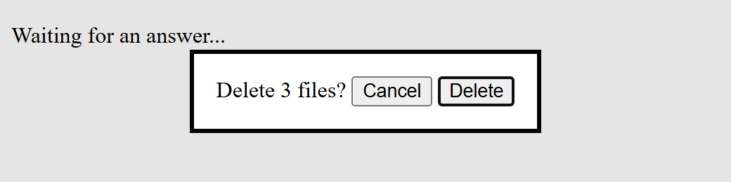 Browser output of Listing 8.4