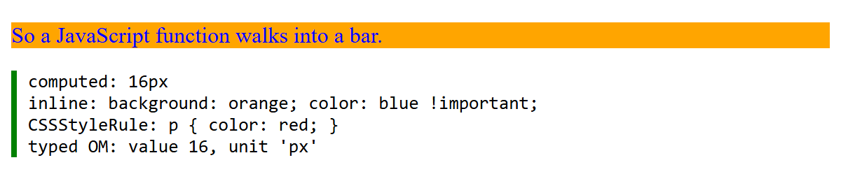 Browser output of Listing 8.9