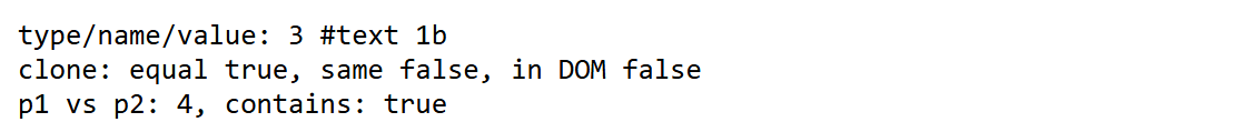 Browser output of Listing 8.24