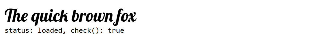 Browser output of Listing 8.30