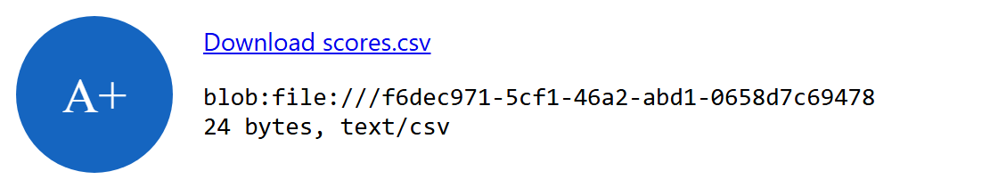 Browser output of Listing 8.41