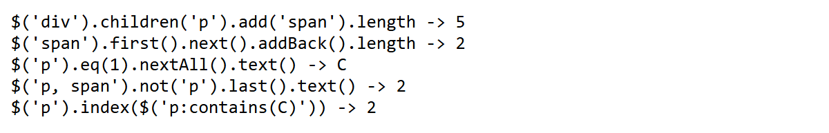 Browser output of Listing 8.61