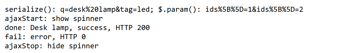 Browser output of Listing 8.67