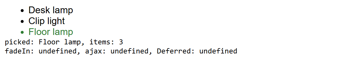 Browser output of Listing 8.69