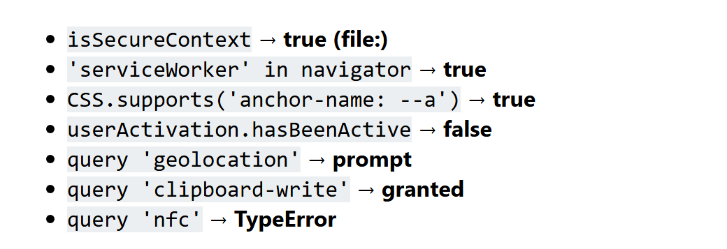 Browser output of Listing 9.1