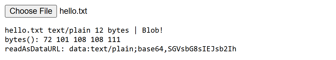 Browser output of Listing 9.20