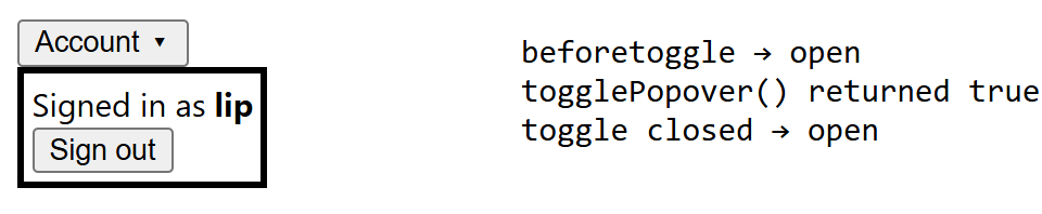 Browser output of Listing 9.49
