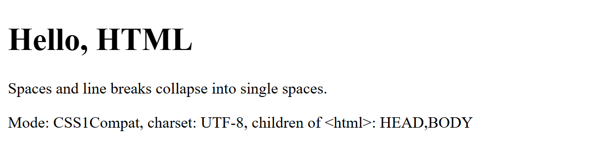 Browser output of Listing 2.1