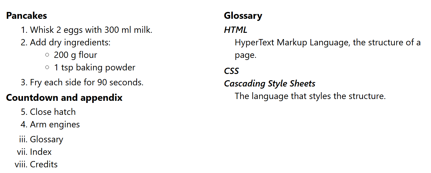 Browser output of Listing 2.17