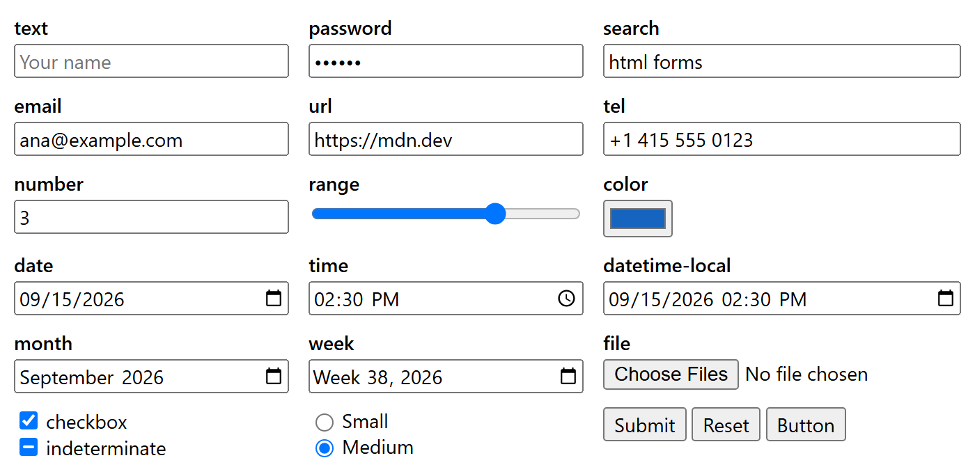 Browser output of Listing 2.27