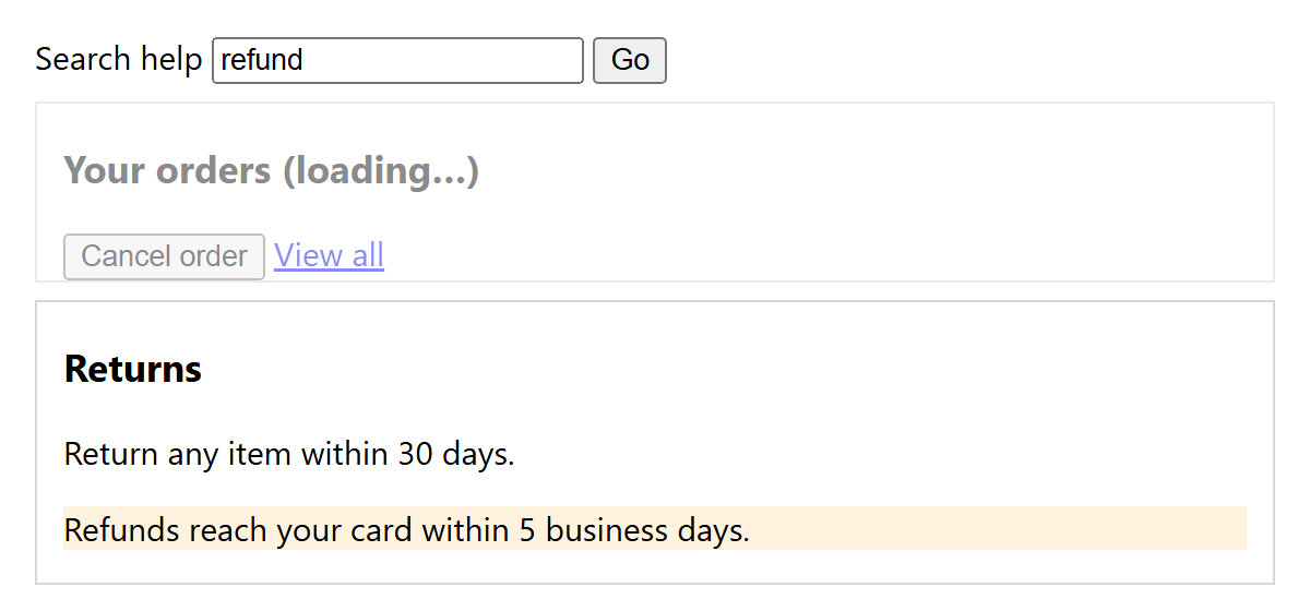 Browser output of Listing 2.37