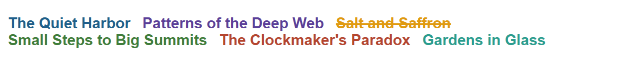 Browser output of Listing 6.5