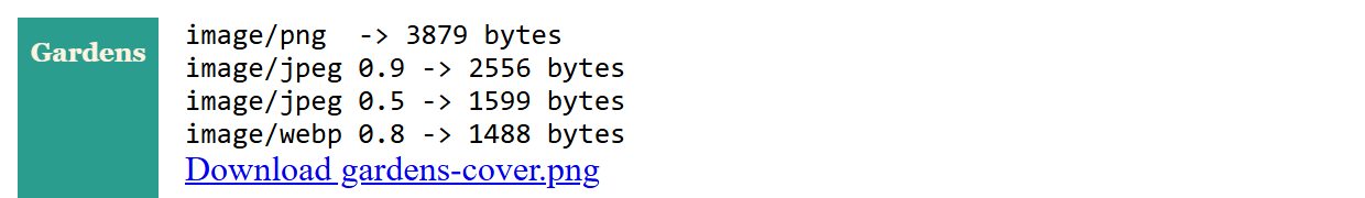 Browser output of Listing 2.19