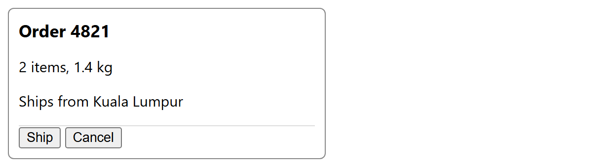 Browser output of Listing 2.11