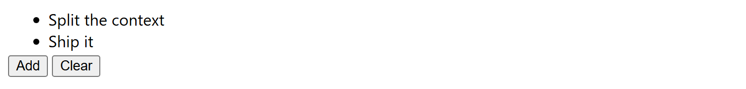 Browser output of Listing 2.38
