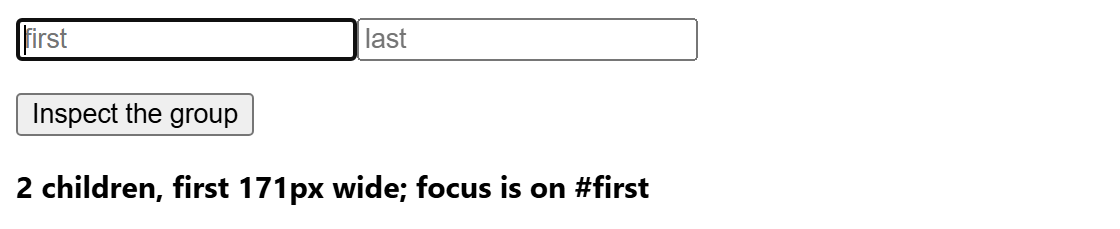 Browser output of Listing 2.45